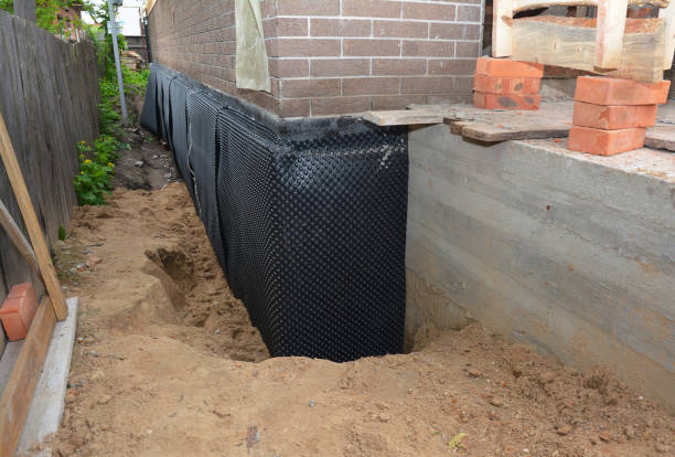 Happy homeowners after waterproofing job in Carol Stream